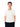 T-shirt in cotone con bordo bianco TH8174 70V LACOSTE 