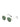 Iam gold-tone metal glasses with green lenses 16132DA GOLD/GREEN CHPO 