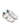 Sneakers Pgal donna in pelle craclè bianca e dettaglio azzurro PGLDVC02 BIANCO PHILIPPE MODEL 
