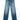 Jeans Francine wide leg in denim fisso con rotture DP777DFE286D 800 DONDUP 
