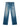 Jeans Francine wide leg in denim fisso con rotture DP777DFE286D 800 DONDUP 