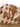 Ciabatta in corda intrecciata cuoio con fondo platform SW451008K MARRONE MOU 