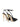 Slingback in nappa NERA con tacco scultura LOGO SA25B 188 ELISABETTA FRANCHI 