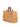 Borsa shopping in rafia con frangie laterali beige ONJA TEA IBELIV 