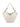 Bloom shopping bag in hammered leather, butter, BS12226 SABBIA GIANNI CHIARINI 