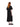 Abito in popeline nero con ricami TARTUFO 012 MAX MARA WEEKEND 