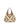 Borsa a mano Dua in rafia bianco, beige e cuoio BS12189 CUOIO GIANNI CHIARINI 