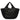 Shopping Nefeli in rafia nero BS11953 NERO GIANNI CHIARINI 