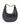 Borsa Mini Brioche Bag Hobo in pelle nero
