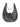 Borsa classic Brioche Bag Hobo media in pelle nero