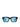 Occhiale Max nero con lenti azzurre 16134GM BLACK/LIGHT BLUE CHPO 