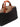 Borsa shopping in rafia con frangie laterali nera ONJA BLACK IBELIV 