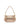 Helena Round baguette bag in platinum leather BS11088 MIRAGE GIANNI CHIARINI 