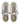 Sneakers Prsx donna in pelle bianca con dettaglio glitterato oro PRLDVGX2 BIANCO PHILIPPE MODEL 