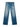 Francine wide-leg jeans in rigid denim with rips DP777DFE286D 800 DONDUP 