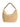 Borsa a sacca in rafia beige con manico intrecciato UTOPIA TEA IBELIV 