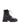 Anfibio in pelle nappa nero con zip.<BR/> RAMA22 NERO HALMANERA 