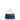 Minibag in pelle metallizzata blu con manico in strass CM142A3111 002 ALMALA 