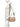 Helena Round baguette bag in platinum leather BS11088 MIRAGE GIANNI CHIARINI 