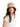 Cappello a secchiello in rafia beige ANDAO TEA IBELIV 