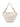 Bloom shopping bag in hammered leather, butter, BS12226, SABBIA GIANNI CHIARINI 