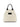 HOGAN SCRIPT LARGE IVORY AND BLACK SHOPPING BAG