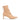 STIVALETTO IN PELLE NAPPA BEIGE CAMMELLO CON TACCO VALE26 MOU HALMANERA 