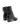 STIVALETTO TEXANO IN PELLE NERA STRETCH CON TACCO TEX26 NERO HALMANERA 