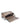 Minibag in pelle metallizzata bronzo con manico in strass CM142A3111 034 ALMALA 