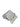 Minibag in pelle metallizzata argento con manico in strass CM142A3111 035 ALMALA 