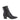 STIVALETTO TEXANO IN PELLE NERA STRETCH CON TACCO TEX26 NERO HALMANERA 