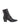 STIVALETTO TEXANO IN PELLE NERA STRETCH CON TACCO TEX26 NERO HALMANERA 