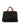 Borsa shopping in rafia con frangie laterali nera ONJA BLACK IBELIV 