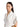 Abito chemisier lungo in gabardina bianco DA525IF0049D 001 DONDUP 