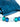 Minibag in pelle metallizzata blu con manico in strass CM142A3111 002 ALMALA 