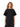 Top in popeline nero con ricami TARGA 002 MAX MARA WEEKEND 