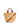 Borsa secchiello grande in rafia beige MIROZY TEA IBELIV 
