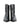STIVALETTO TEXANO IN PELLE NERA STRETCH CON TACCO TEX26 NERO HALMANERA 