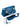 Minibag in pelle metallizzata blu con manico in strass CM142A3111 002 ALMALA 