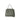 Sveva Soft medium shoulder bag in leather with olive wood shoulder strap